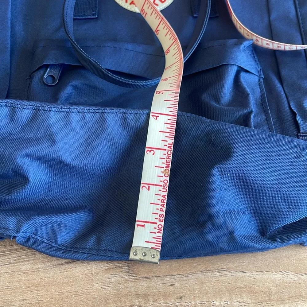 Pre-owned Fjallraven Kanken Classic Backpack Navy Blue School Bag Everyday Pack